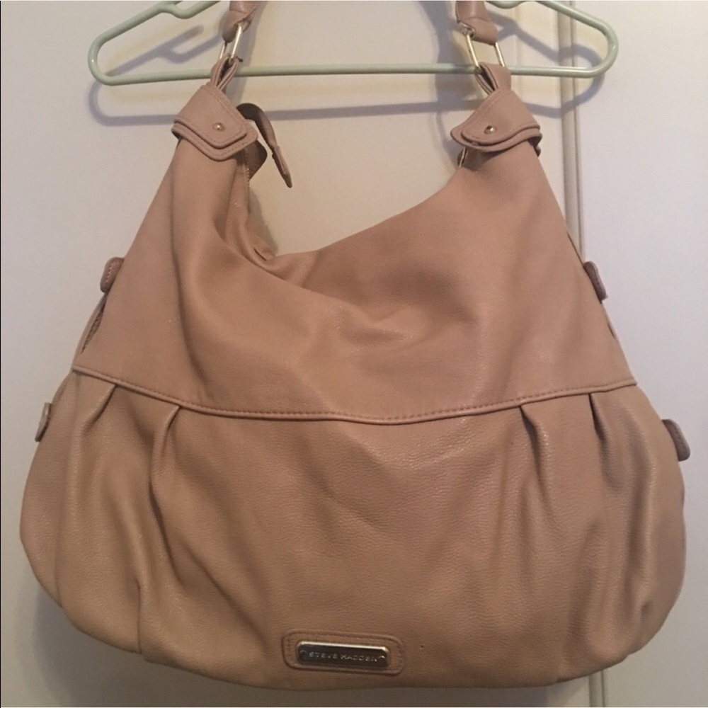 Steve Madden Tan Vegan Leather Hobo